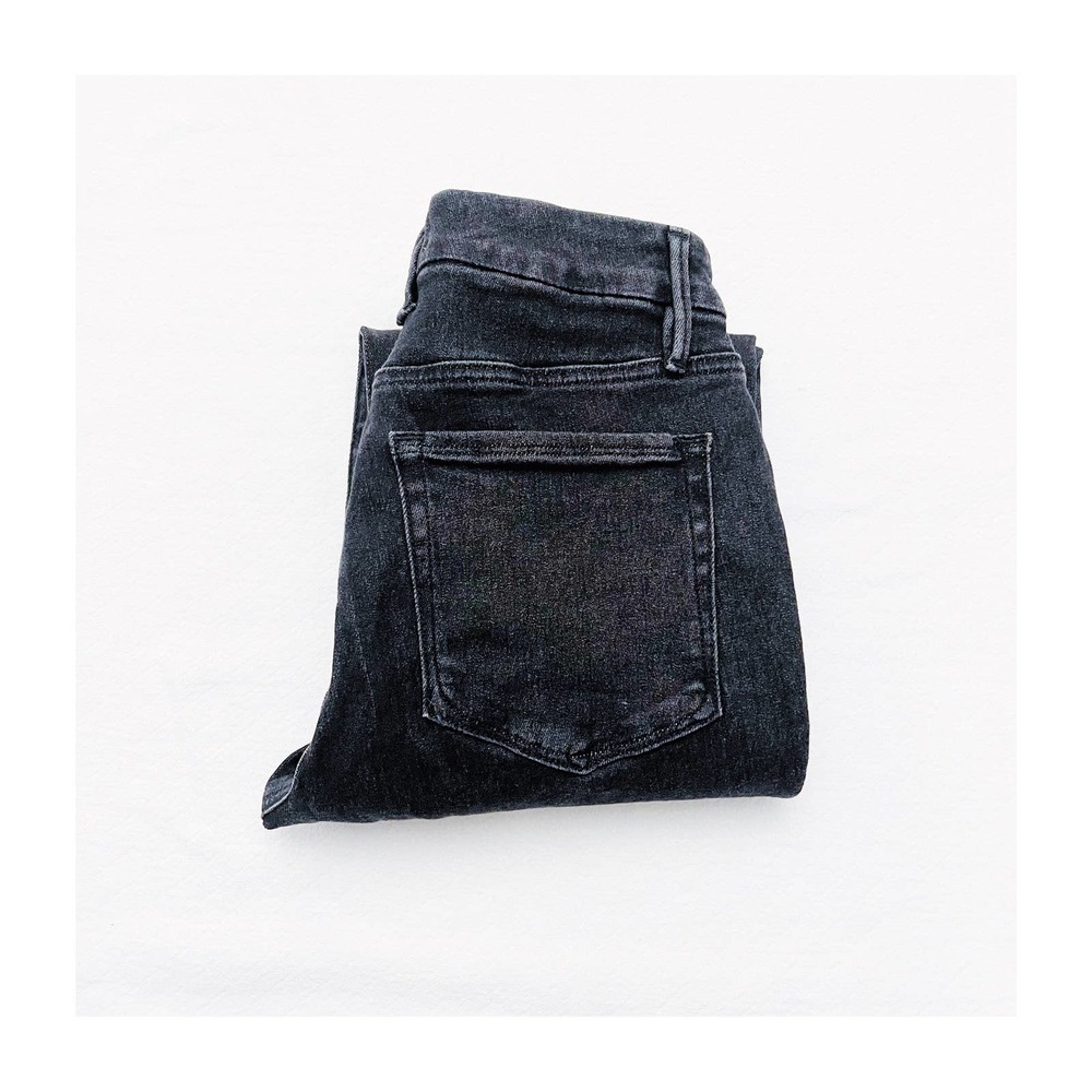 Good American Black Denim Jeans Style GS419TFT SZ8 / 29